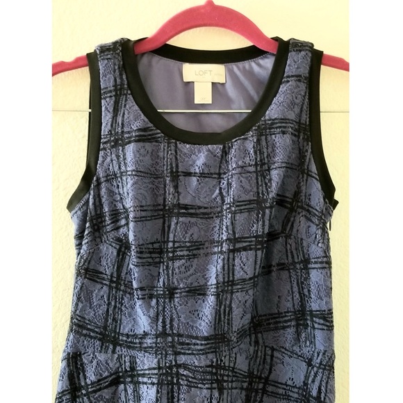 Ann Taylor Loft Petites Plaid Fit & Flare Dress - Picture 2 of 8